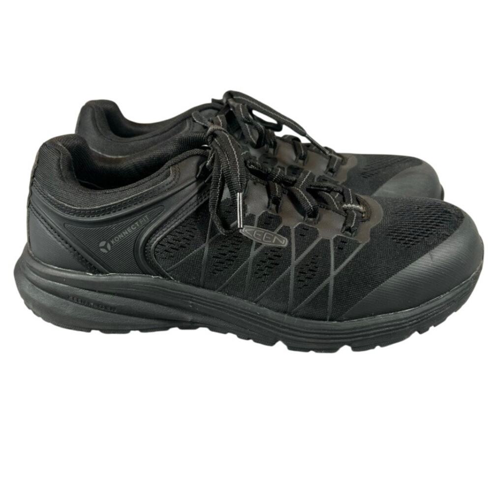 Keen Utility Vista Energy Work Safety Shoes Womens Size 11W Black Sneakers